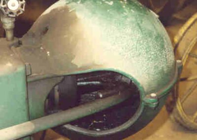 Original front guard on a Kansas City Lightning
