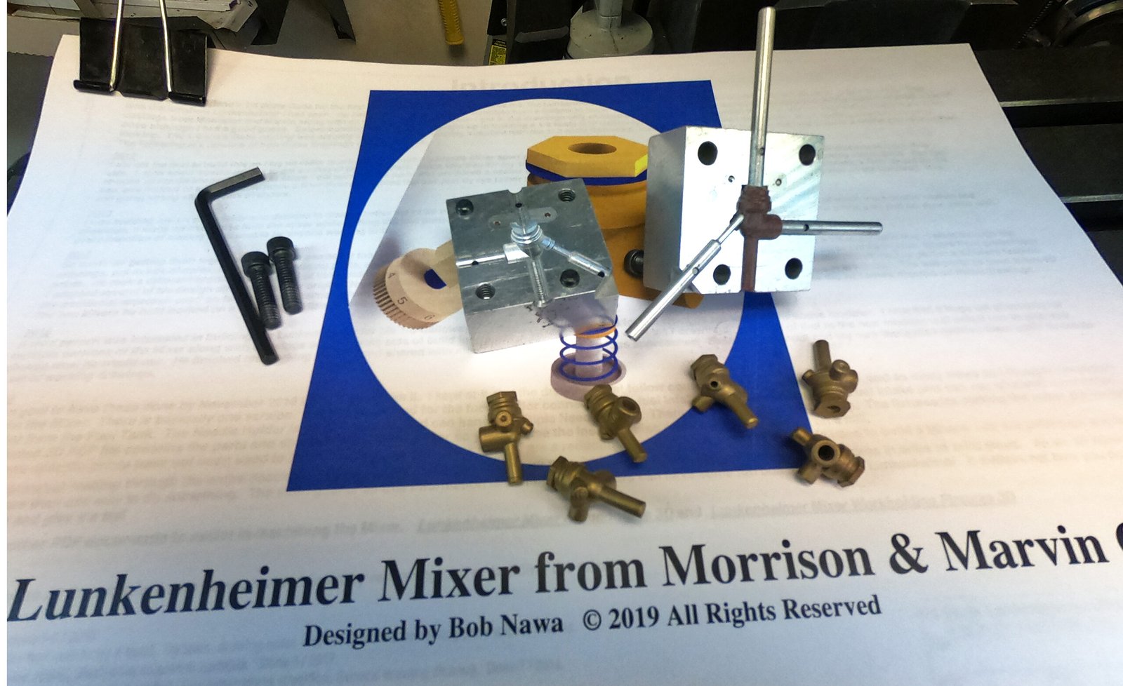 1/4 Scale Lunkenheimer Mixer from Morrison & Marvin Casting Designed by Bob Nawa
